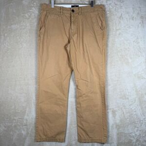 American Eagle Outfitters Mens Khaki Chino Pants‎ Original Straight Fit 34x32